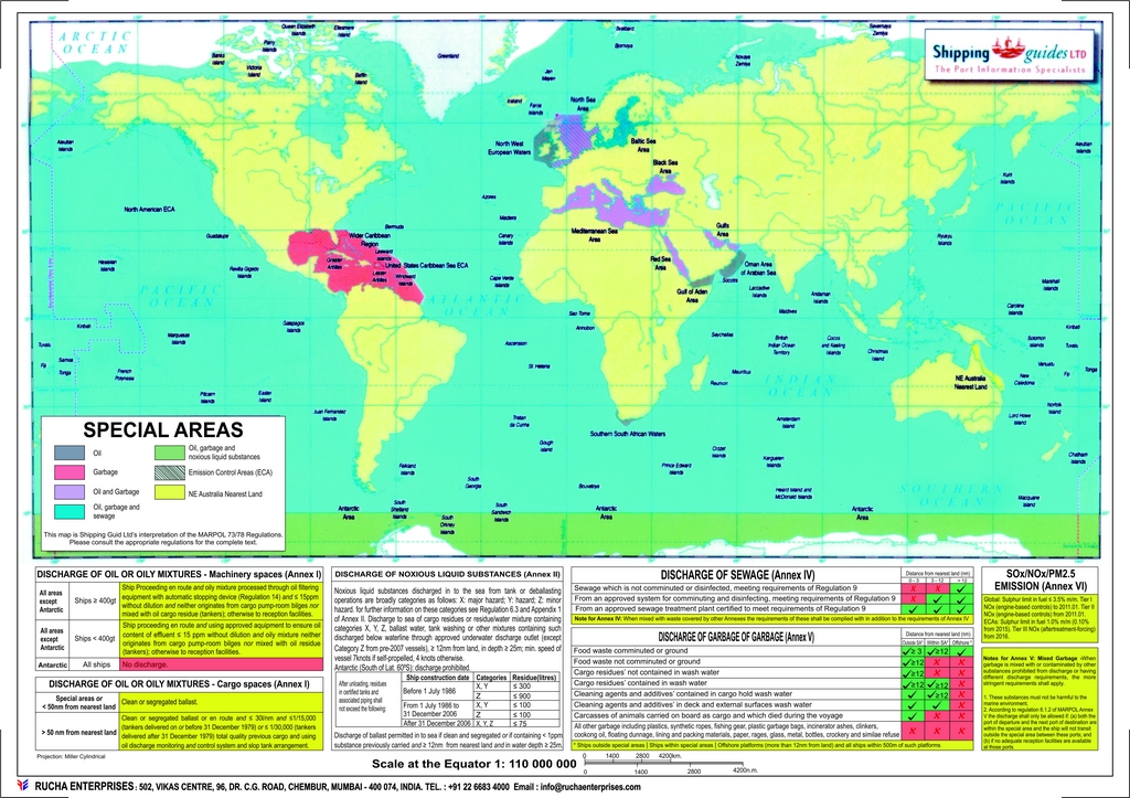 Marpol Garbage Special Areas | Images and Photos finder